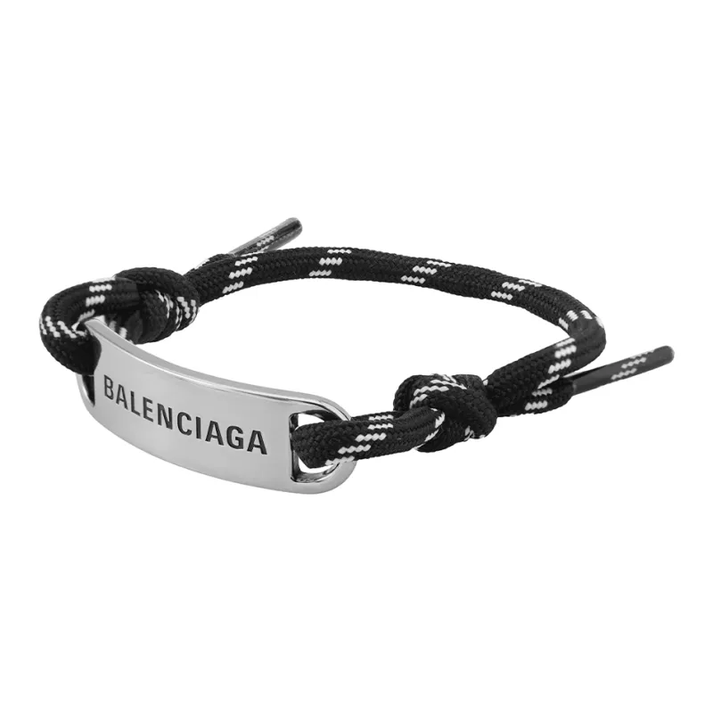 Balenciaga Logo Plaque Bracelet-2