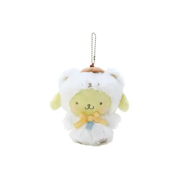 Sanrio First Snow Bear Collection Kuromi Pompompurin Dolls Plush Pendant 15.5cm High