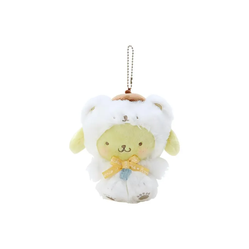 Sanrio First Snow Bear Collection Kuromi Pompompurin Dolls Plush Pendant 15.5cm High-0