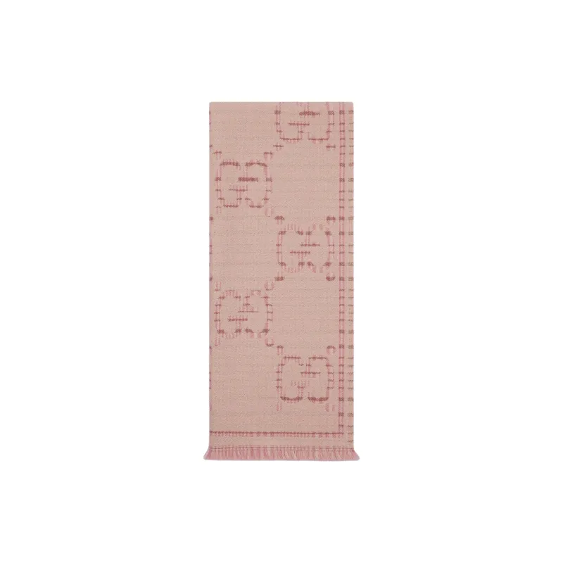 GUCCI GG jacquard Wool Scarf-0