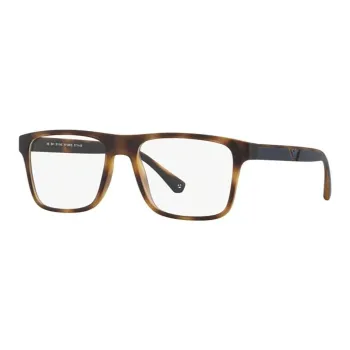 EMPORIO ARMANI Square Frame Clip On Glasses