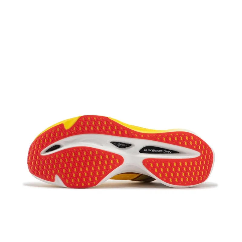 361° Fly Burn 3 Cushioning Anti-Slip And Wear-Resistant Low-Top Full-Length Carbon Plate Running Shoes Unisex Yellow-4