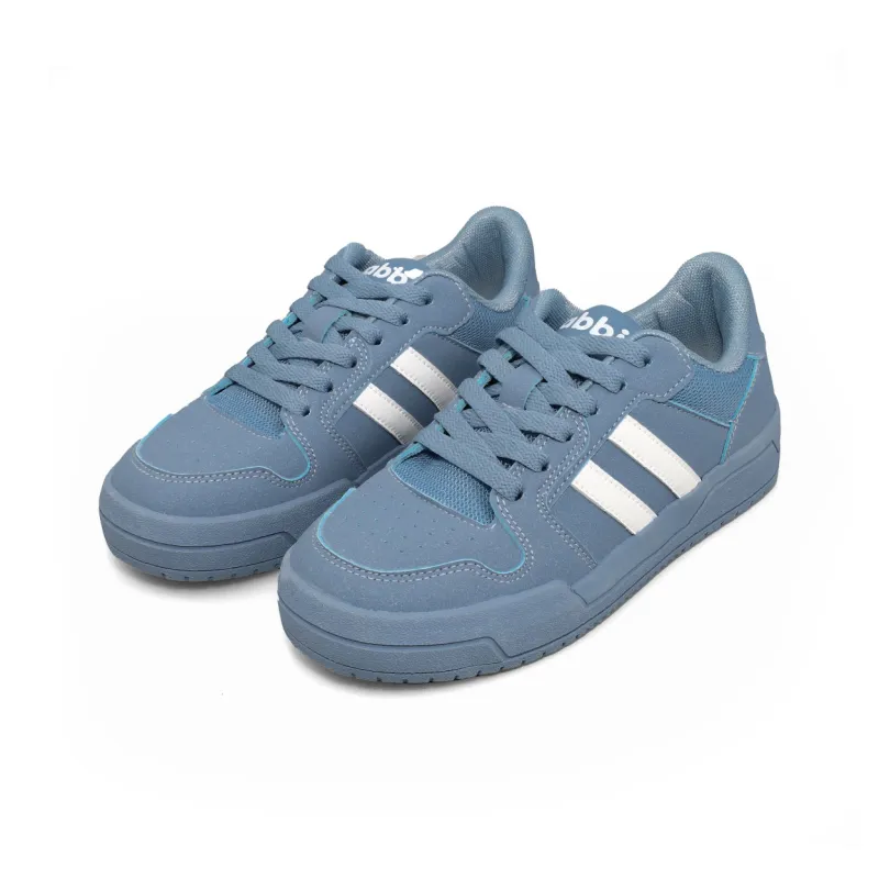B10CROWN Anti Slip And Wear Resistant Lightweight Low Top Skateboard Shoes Women's Blue-3