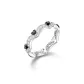 Ring-Black Silver Style