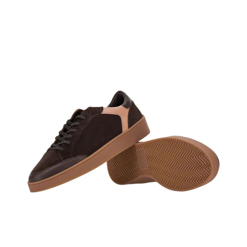 CANALI Low-Top Skateboard Shoes Men's Brown-5