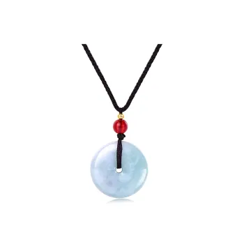 Emerald Dynasty Bean Type Jadeite Necklaces Unisex