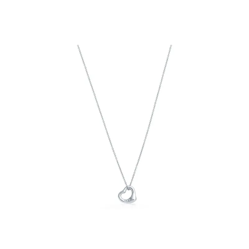 TIFFANY & CO. Diamond Necklaces Women's Silver-0