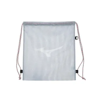 Mizuno Polyester Mesh Rope Backpack Regular Unisex Gray