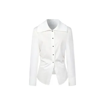 Three Quarters Shirt Women's White