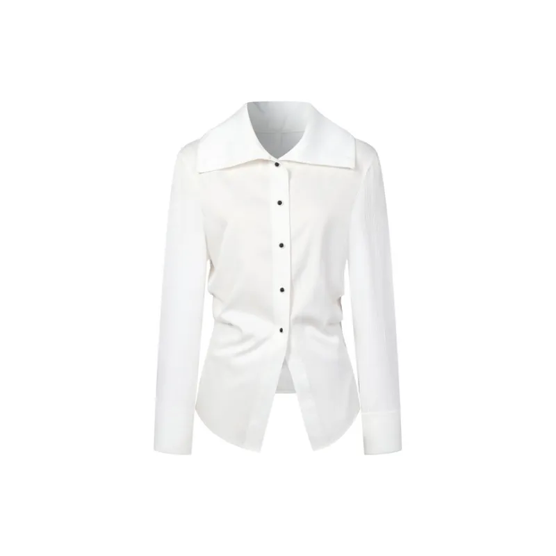 Three Quarters Shirt Women's White-0