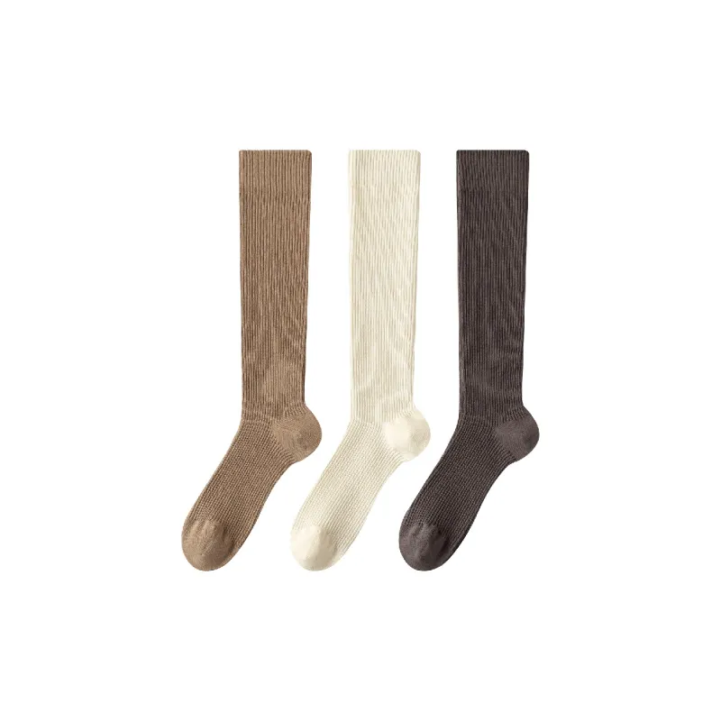 AUGUST Knee High Socks Women's 3 Pack-4