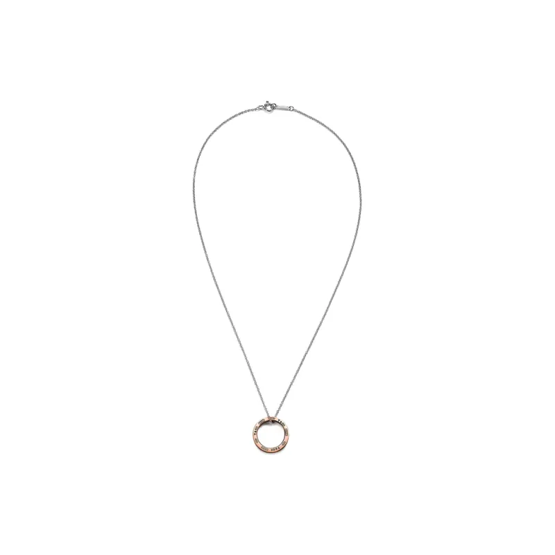 TIFFANY & CO. 18K Rose Gold, Sterling Silver 925 Sterling Silver Necklaces Unisex Rose Gold-2