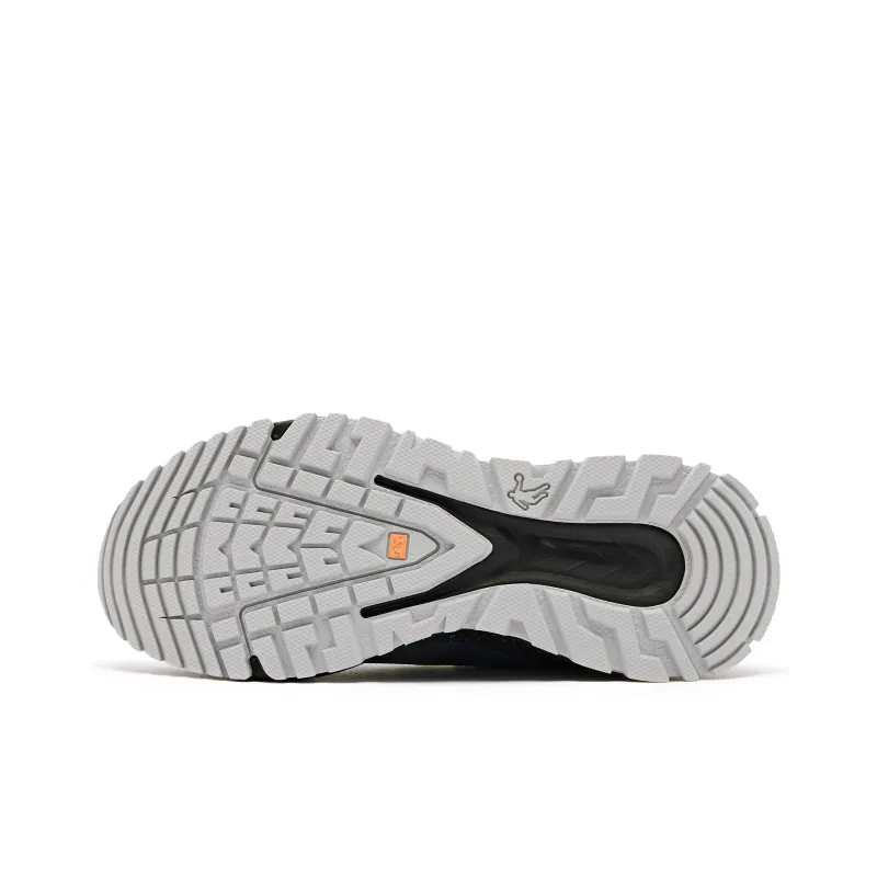QIAODAN Cushioned Wear Resistant Slip Resistant Low Top Casual Running Shoes Men's Black Gray Color-5