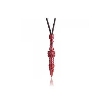 Moon Jewelry Reconstructed Cinnabar Pendants Unisex