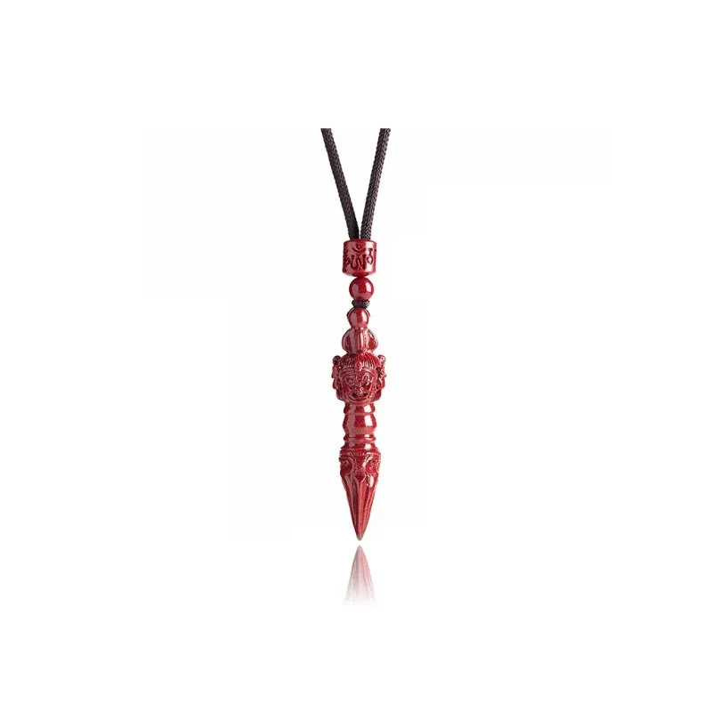 Moon Jewelry Reconstructed Cinnabar Pendants Unisex-0