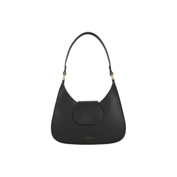 Le Parmentier Calfskin Handbag Shoulder Bag Regular Women's Black