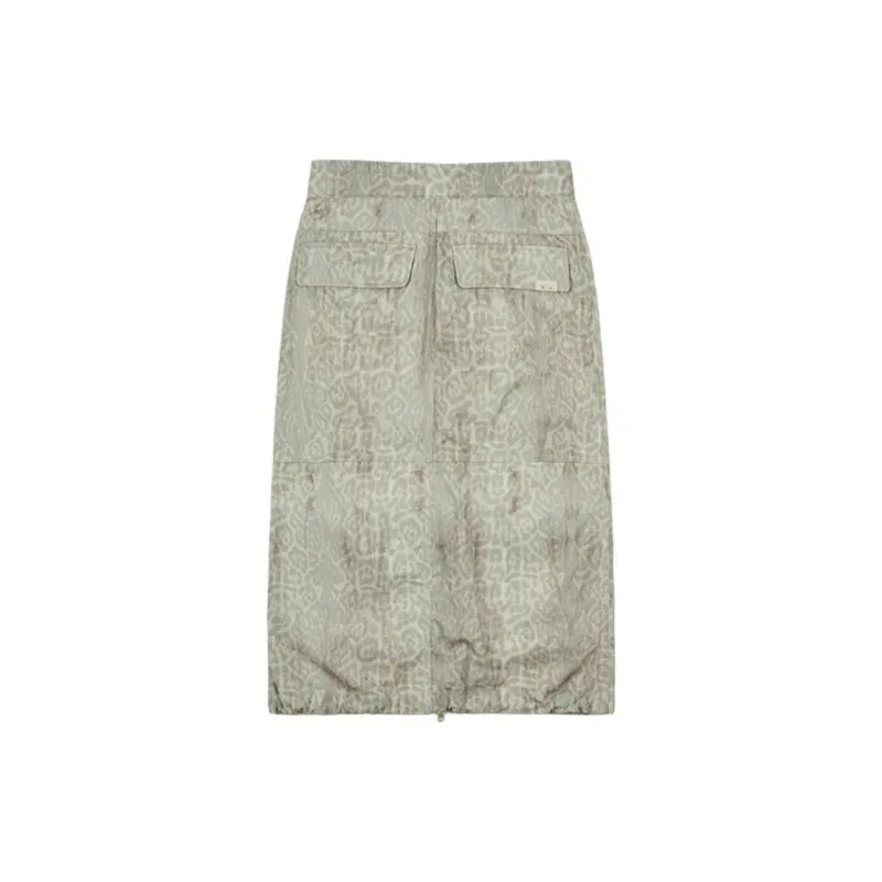 GOOD BAI GOODEES Series Casual Long Skirts Women's Gray-1