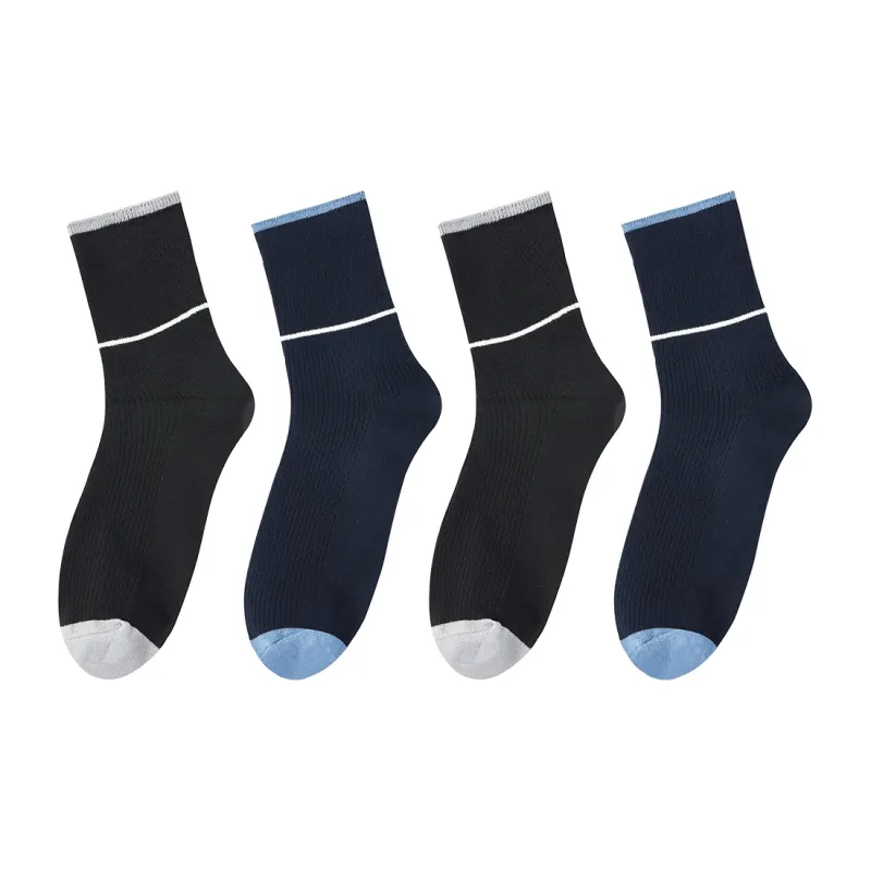 GOSO Mid Calf Socks Men's 4 Pack-4