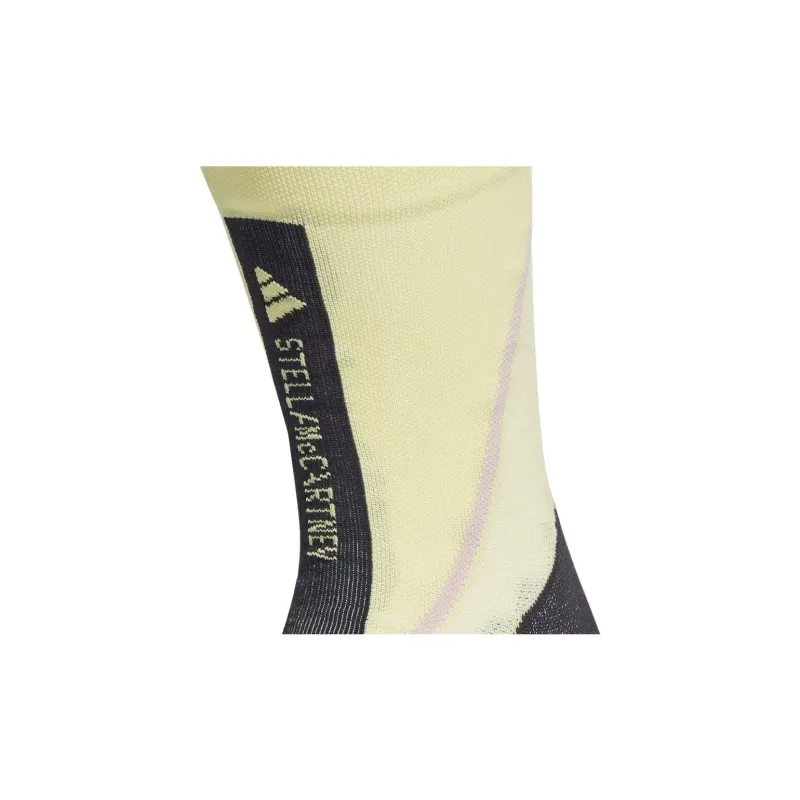 Adidas CREW SOCKS Mid Calf Socks Women's 1 Pack Pink Yellow-1