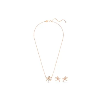 Swarovski Hyperbola Collection Rose Gold Tone Plated Necklaces Women's