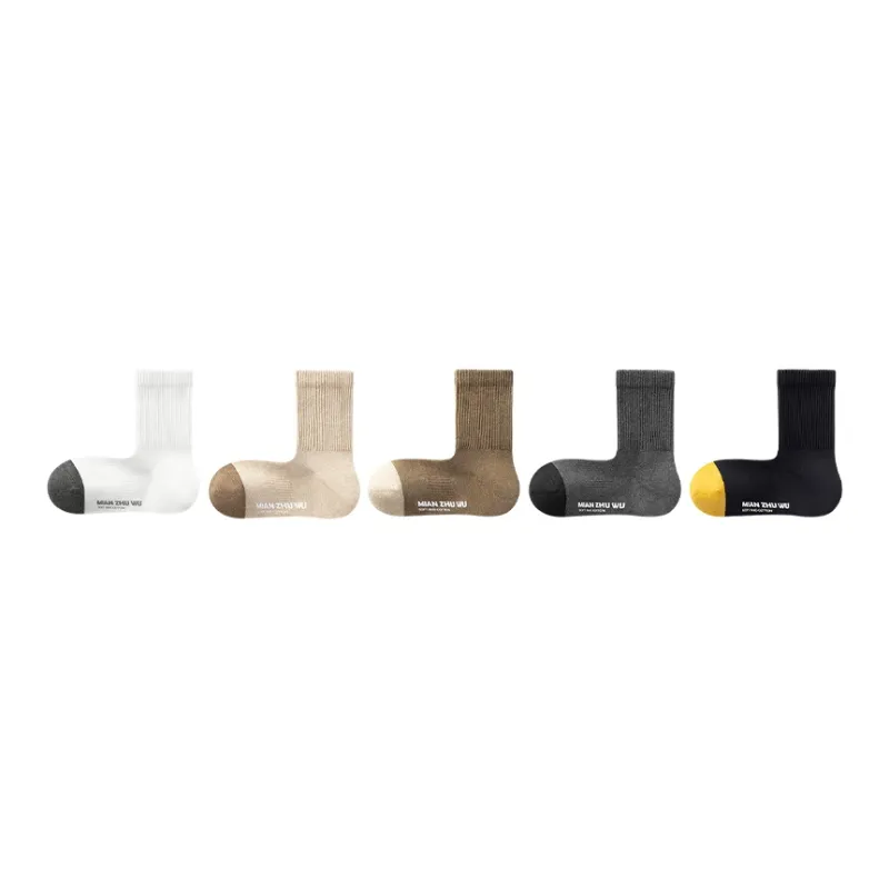 B&C.Room FW23 Mid Calf Socks Men's 5 Pack-0