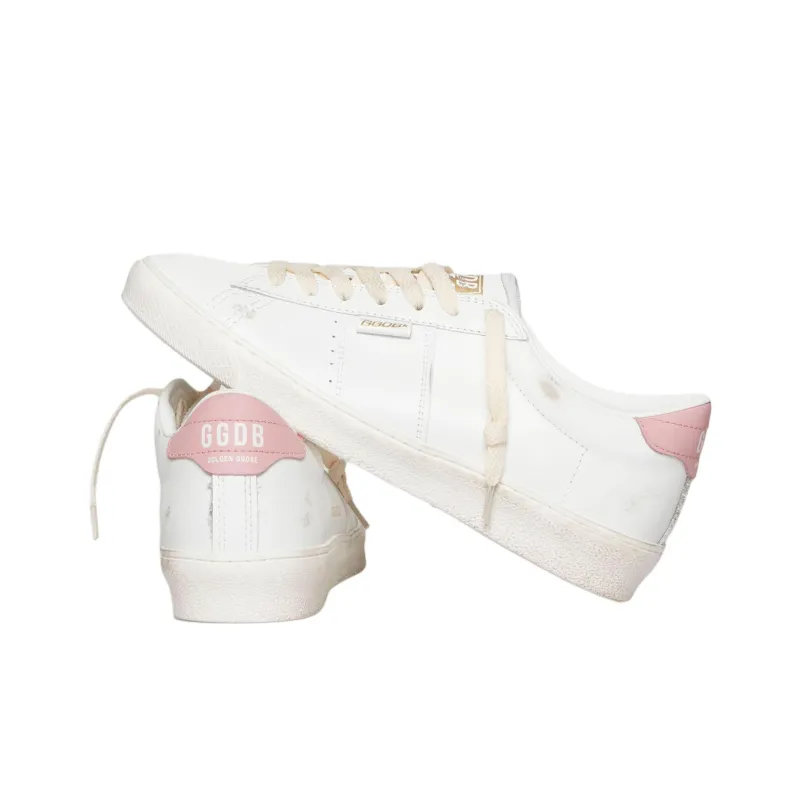 Golden Goose Matchstar Low Top Skateboard Shoes Women's White-3