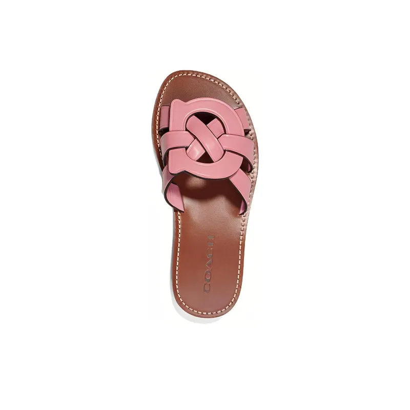 COACH Stylish Sandals Women's Pink-3
