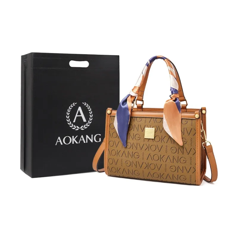 AOKANG PVC Tote Handbag, Crossbody Bag Medium Size Women's Multicolor-11