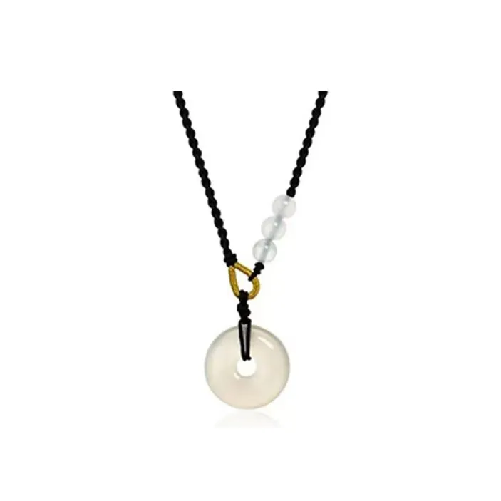 Carp Crystals Chalcedony Necklaces Unisex-2
