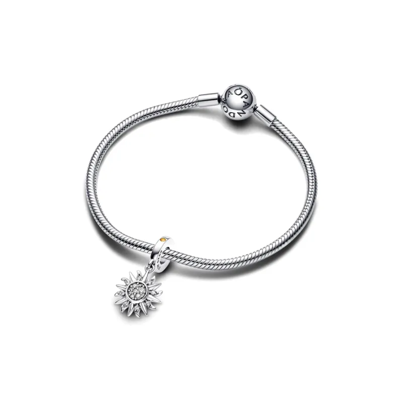 Pandora MOMENTS 925 Sterling Silver Pendants Women's Silver-2