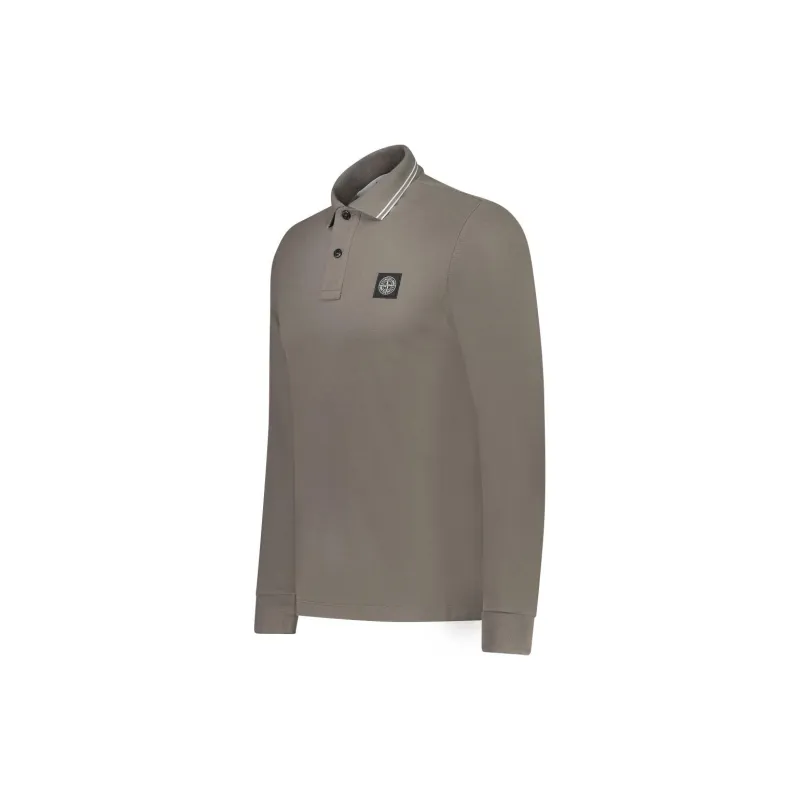 STONE ISLAND Piqué weave Polo Shirt-2
