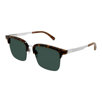 GUCCI Browline Sunglasses Unisex Tortoiseshell, Silver