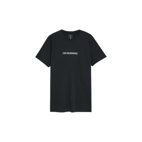 On RUNNING T-Shirts Men Black