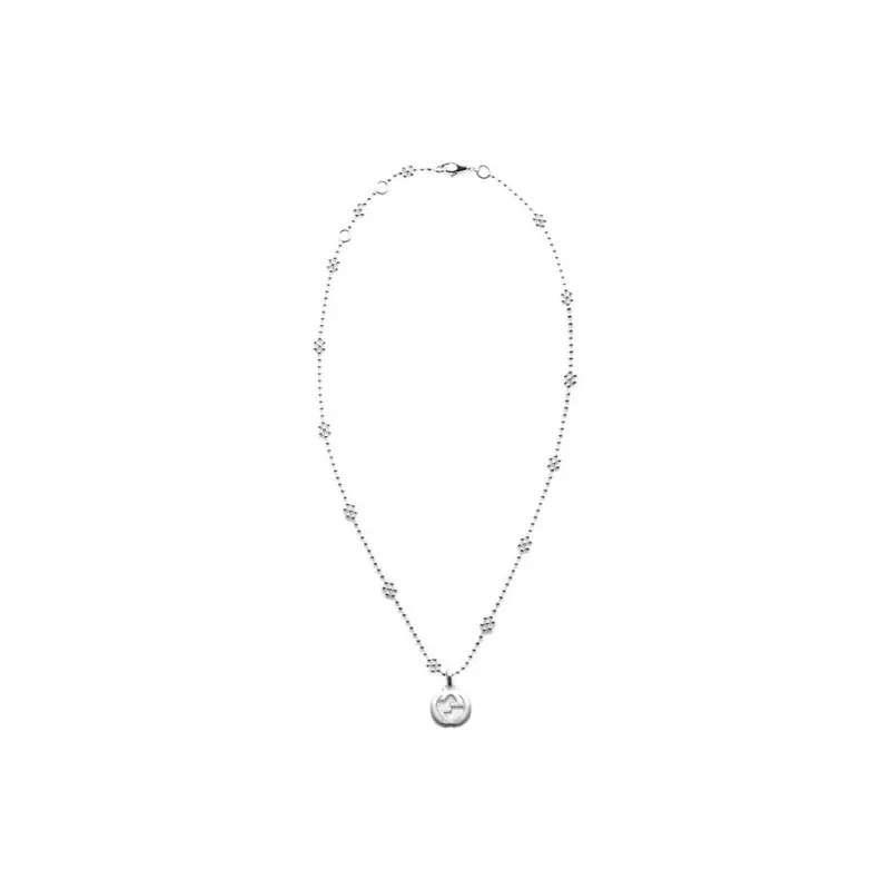 GUCCI 925 Sterling Silver Necklaces Men's Silver-1