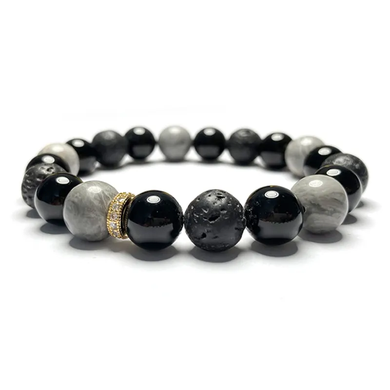 MOUNTAINS AND MANS Agate Bracelets Unisex-0