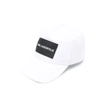 KARL LAGERFELD / Karl Lagerfeld Jeans Logo-appliqué Cotton Baseball Cap