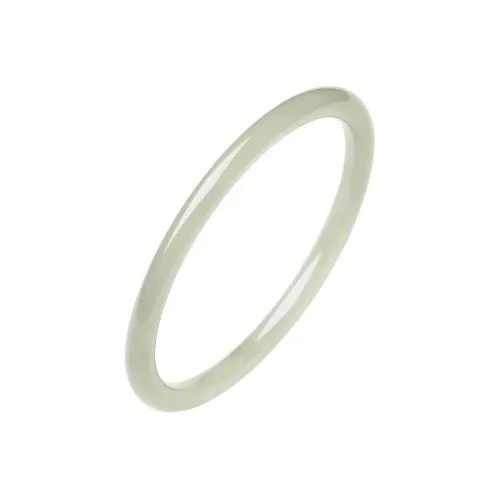 ZHOU LIU FU Bangles White Jade Women's