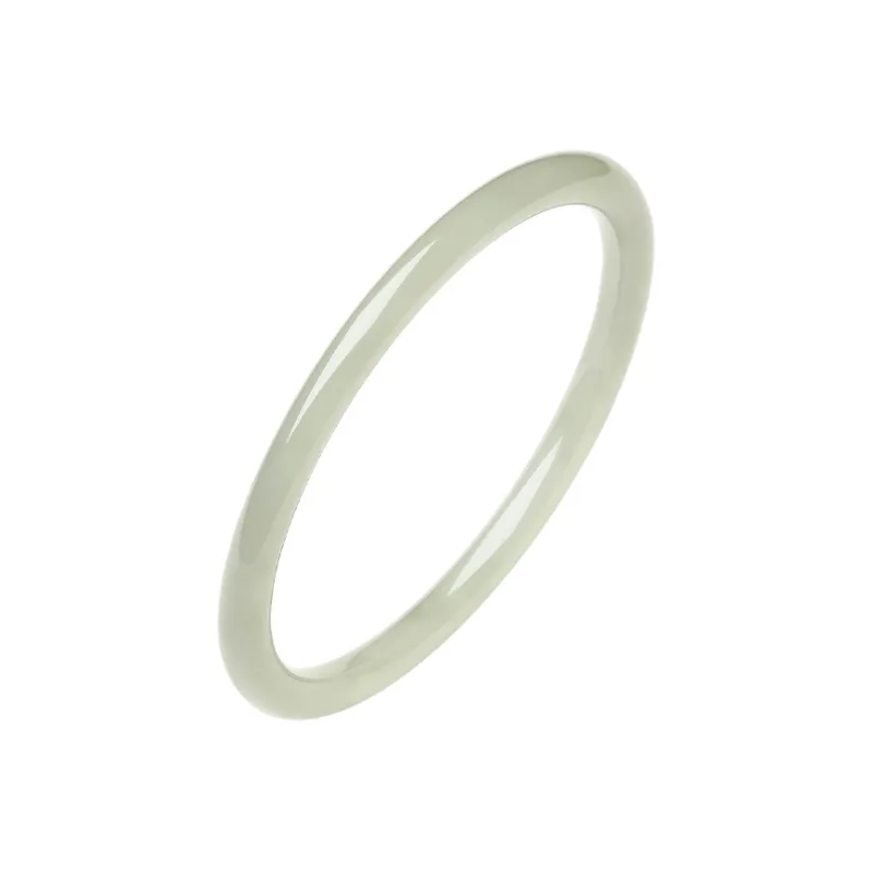 ZHOU LIU FU Bangles White Jade Women's-0