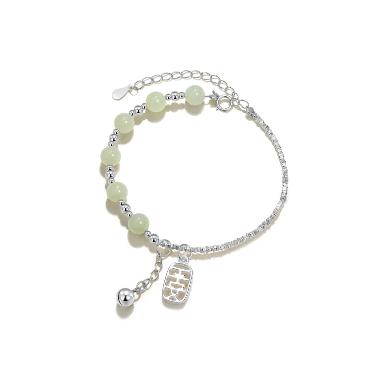 Jodie&Kevin Hetian Jade Bracelets Women's Green Jade-0