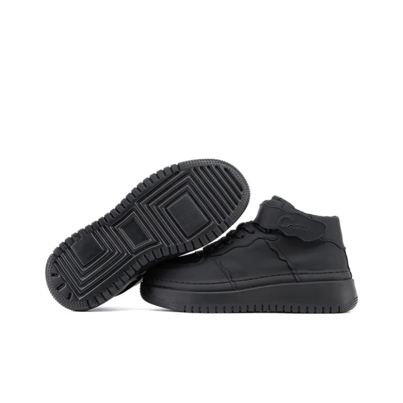 COSUOIS Slip-Resistant Mid-Top Skateboard Shoes Men's-4