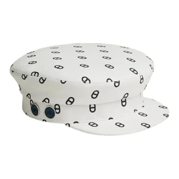 HERMES Cotton Berets Women's White