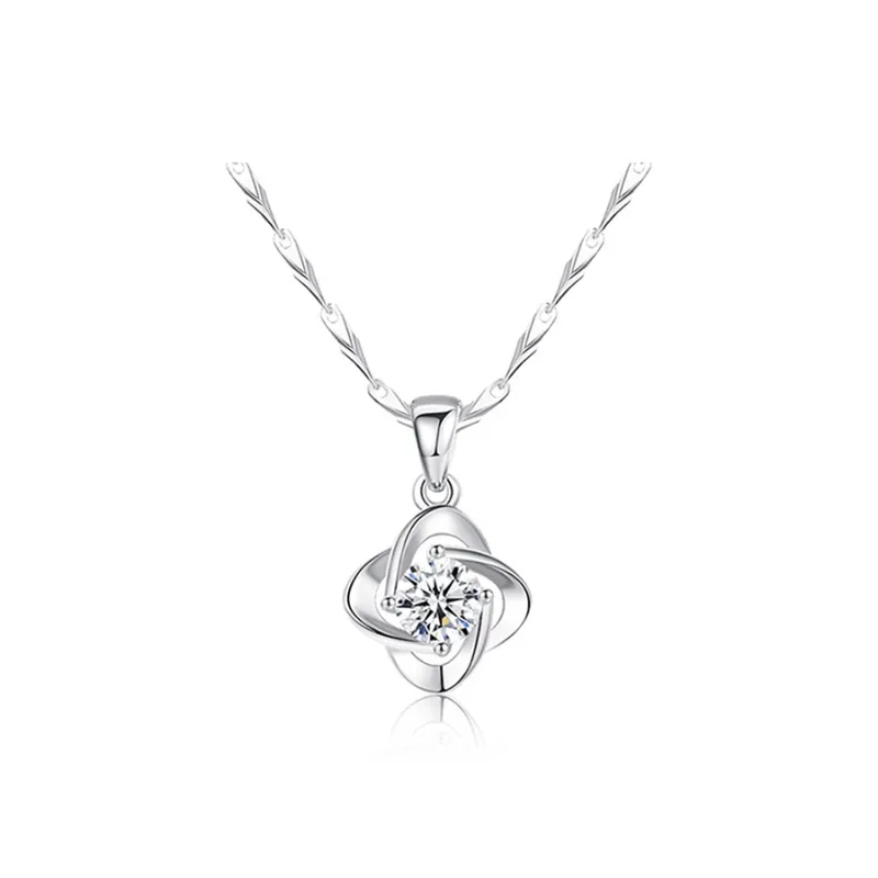 ZSY Silver 925 Necklaces Women's-0