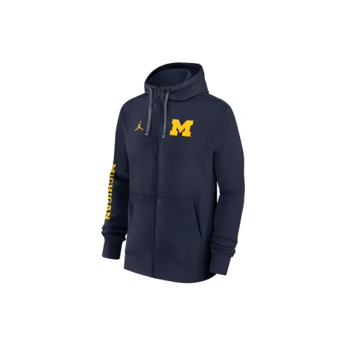 Nike Michigan Jackets Men Dark Blue