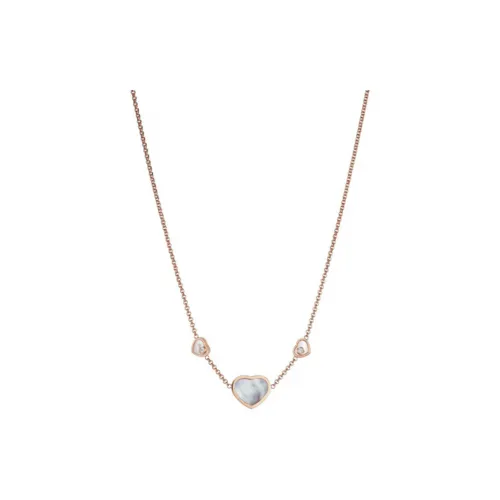 Chopard Happy Hearts Necklaces Women's Rose Gold