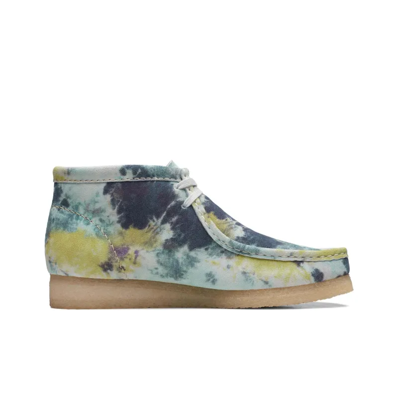 Clarks Originals Wallabee Boot Turquoise Tie Dye-1