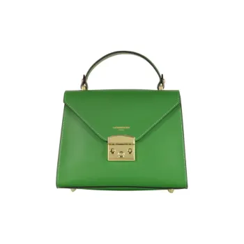 Le Parmentier Calfskin Shoulder Bag Crossbody Bag Handbag Regular Women's Grass Green