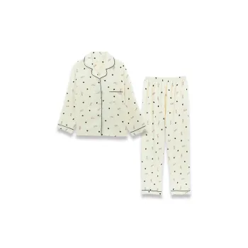 Sleeping Beauty Pajama Set Women's White