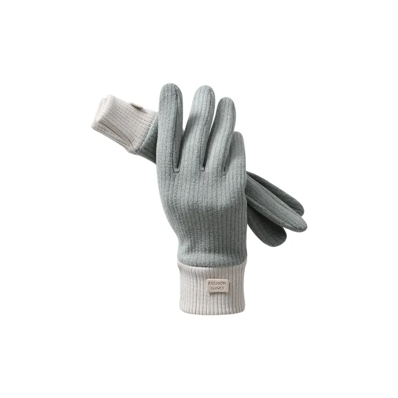 Shizhu Knitted Fabric Knit Gloves Women's-4