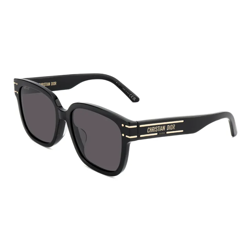 DIOR Acetate Square Sunglasses Women's Black-0