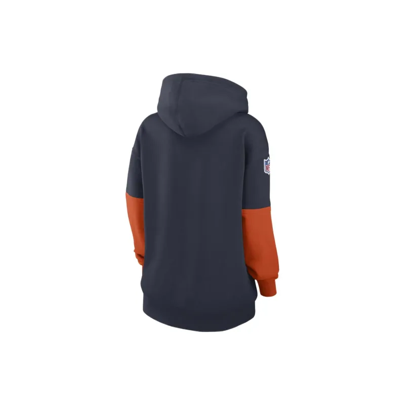 Nike Chicago Bears Sideline Essential Women's Nike Nfl Pullover Hoodie-1